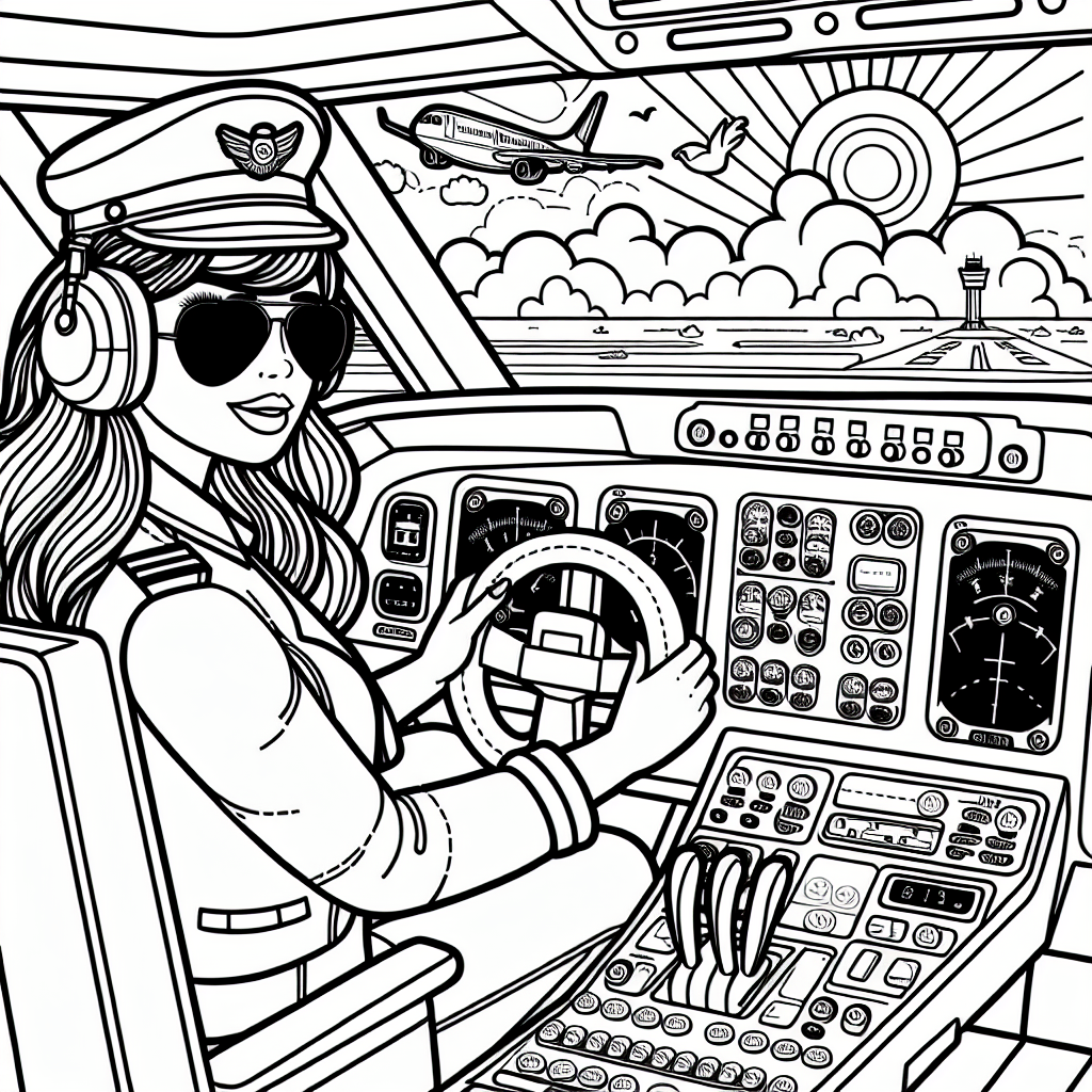 Лётчица самолёта