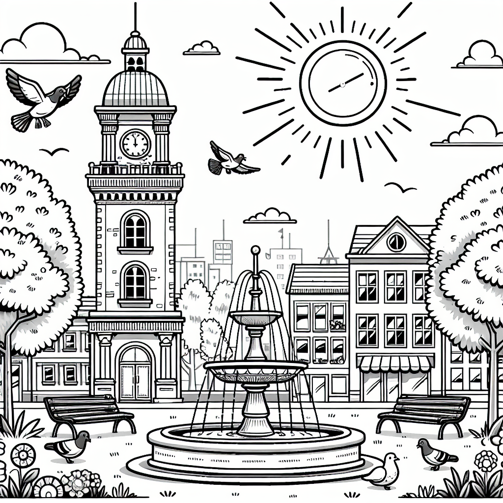 Полдень на площади