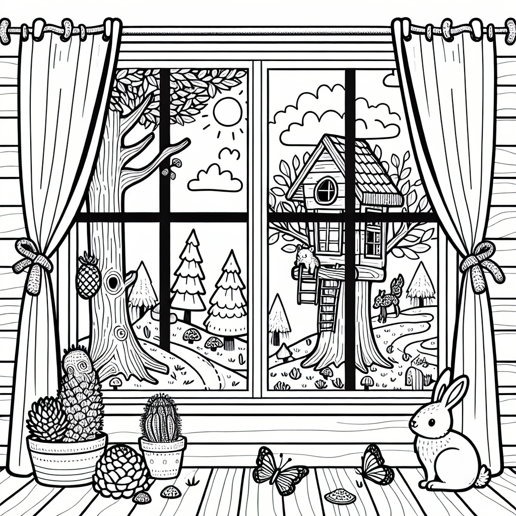 Окно в сказочный лес