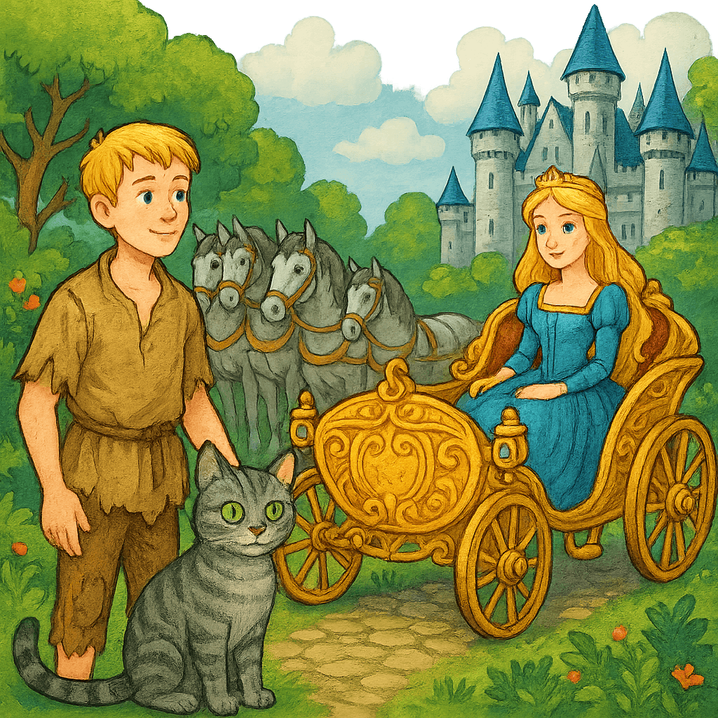 Ганс и полосатый кот