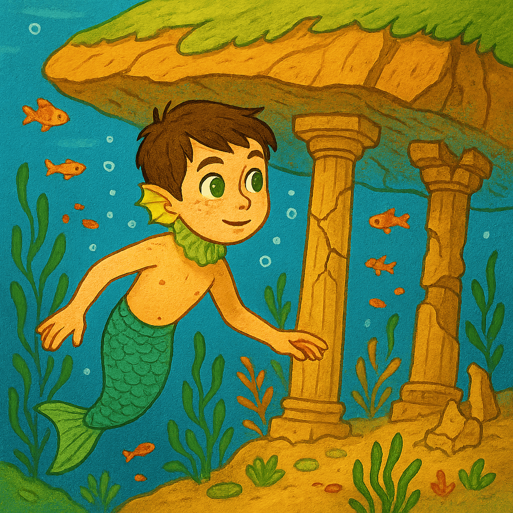 Кола находит три колонны под скалой, на которой стоит Мессина.